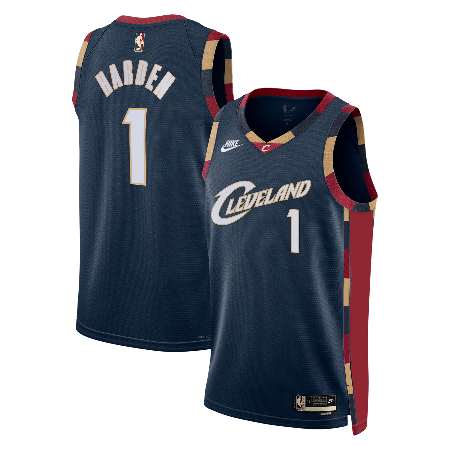 Cleveland Cavaliers Nike Classic Edition Swingman Jersey - Navy - James Harden - Unisex