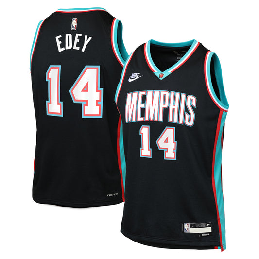 Memphis Grizzlies Nike Classic Edition Jersey - Black - Zach Edey - Youth