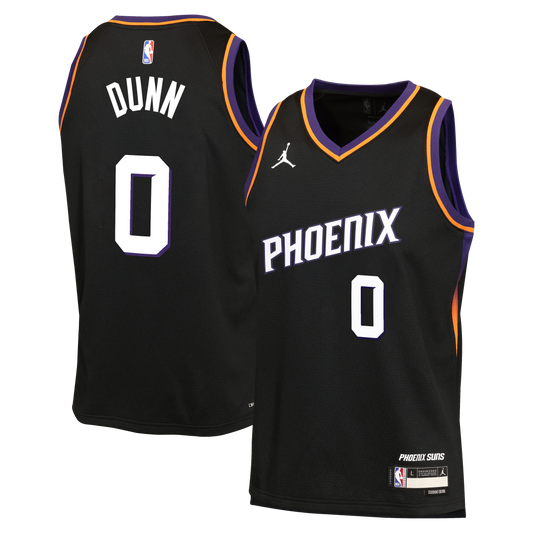 Phoenix Suns Jordan Brand Statement Edition Jersey - Black - Ryan Dunn - Youth