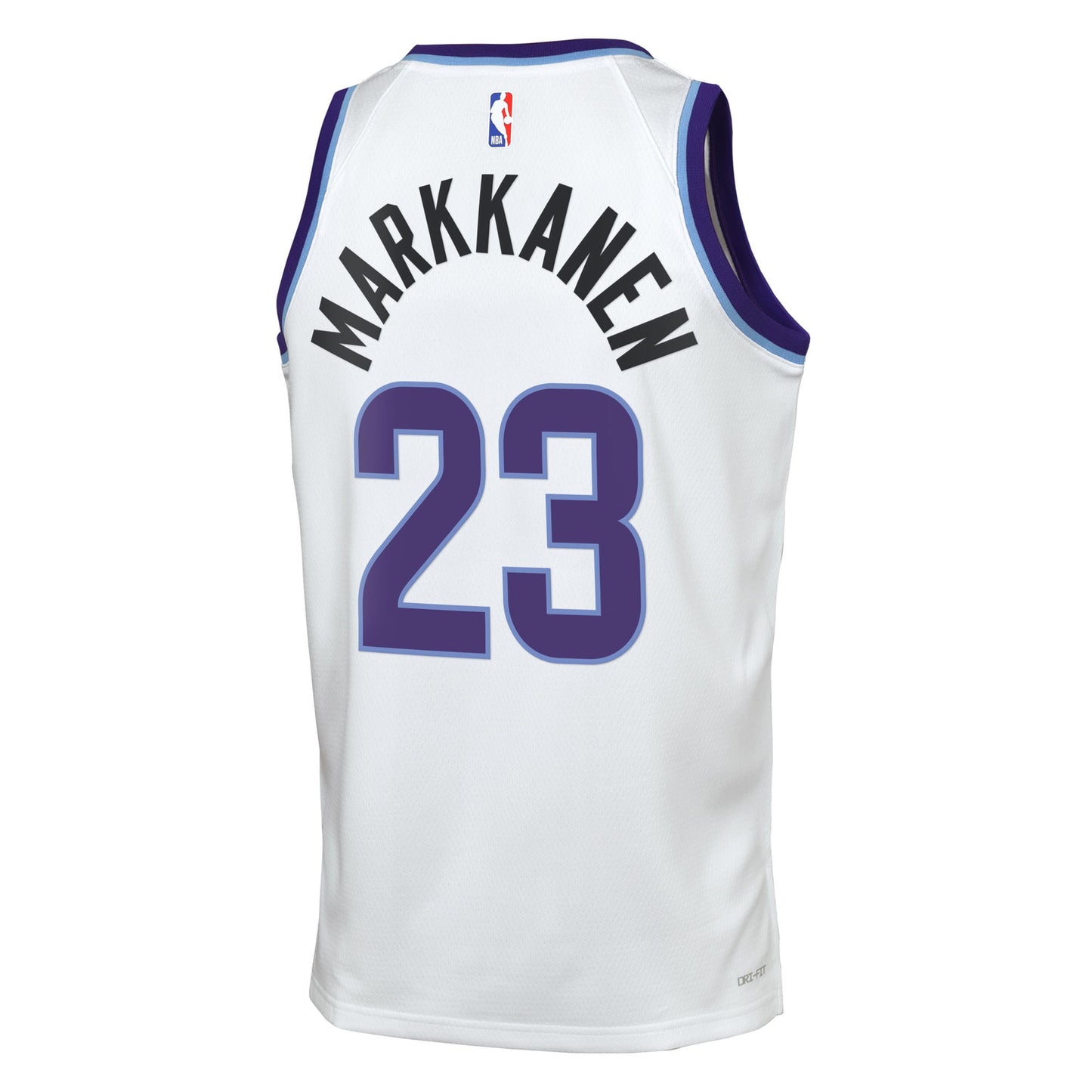 Utah Jazz Nike Replica Association Edition Swingman Jersey - White - Lauri Markkanen - Youth