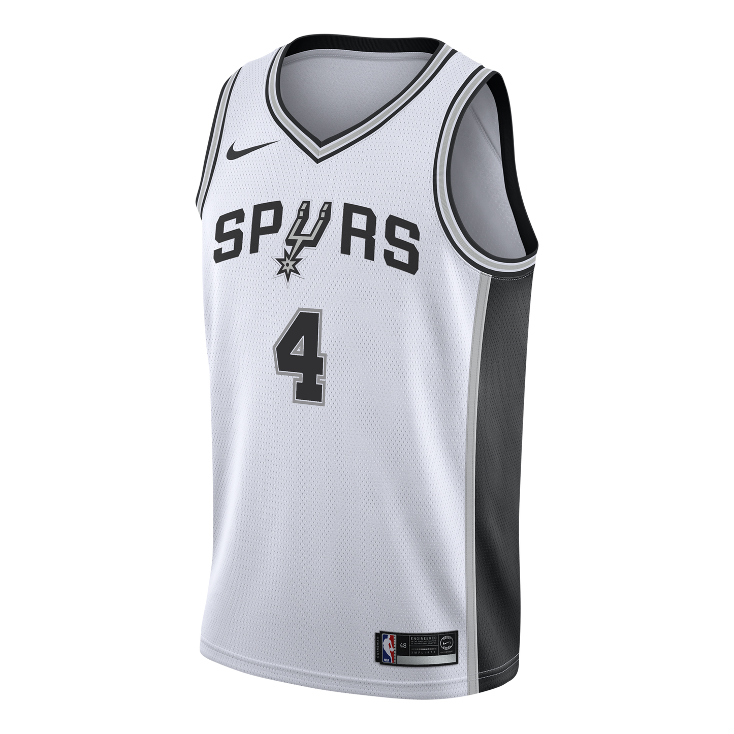 San Antonio Spurs Nike Association Edition Swingman Jersey – White - De'Aaron Fox - Youth