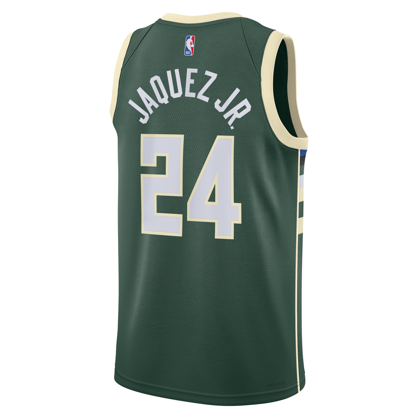 Milwaukee Bucks Nike Icon Edition Swingman Jersey - Hunter Green - Jaime Jaquez Jr. - Unisex