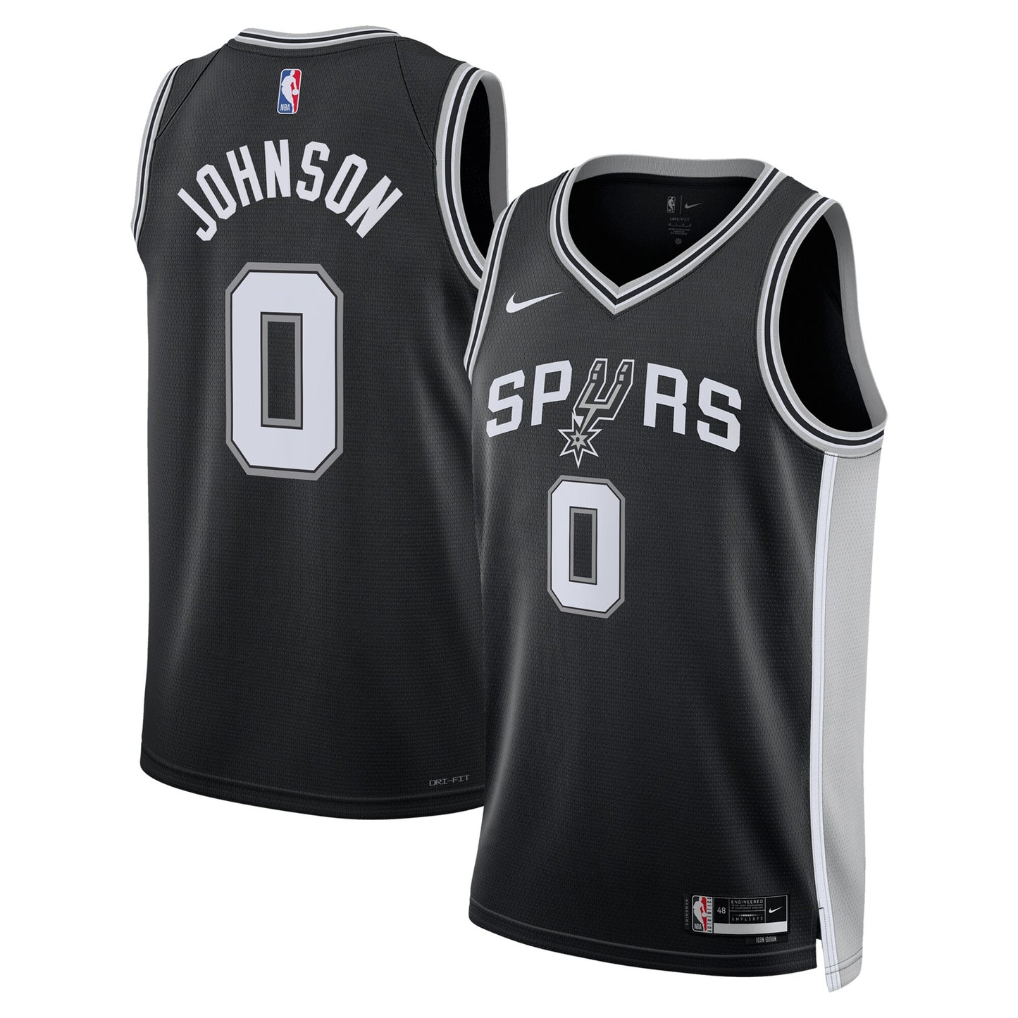 San Antonio Spurs Nike Icon Jersey - Keldon Johnson- Unisex