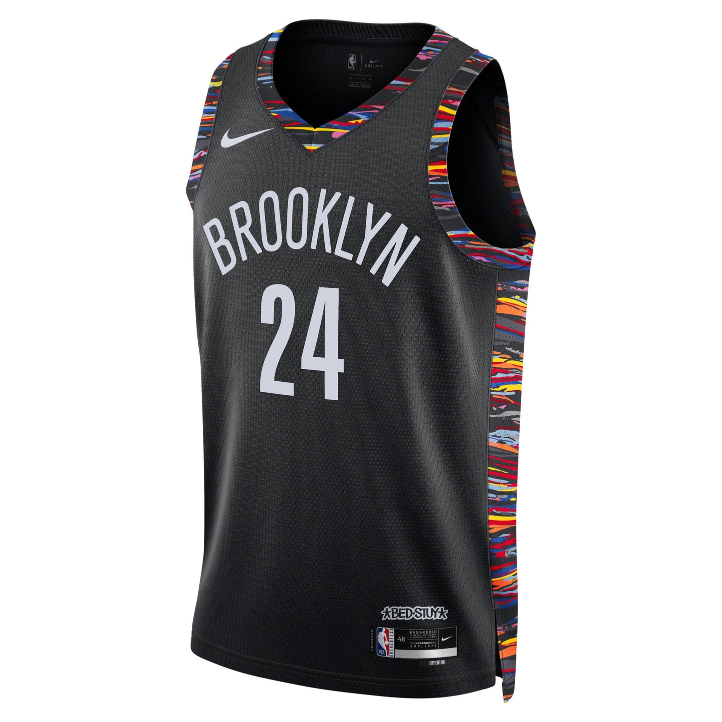 Brooklyn Nets Nike 2025/26 City Edition Swingman Jersey - Black - Cam Thomas - Unisex