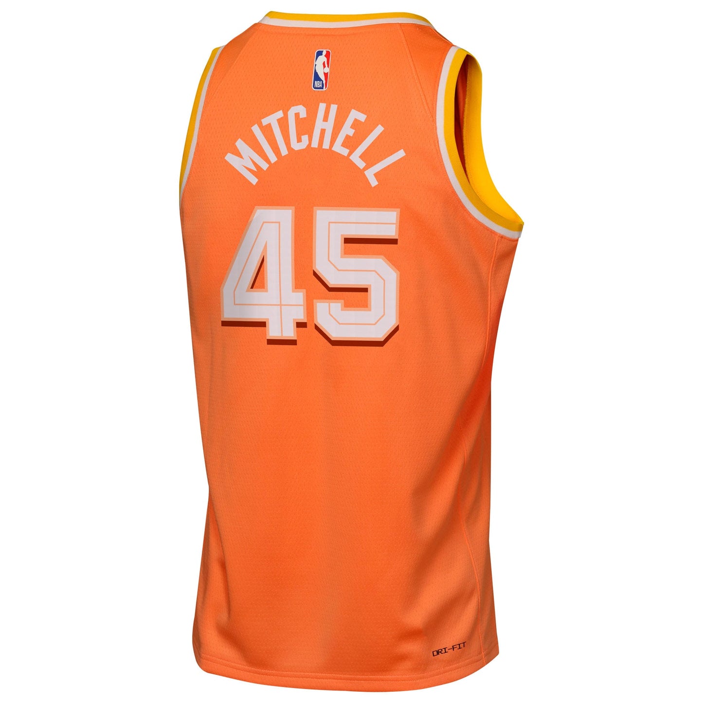 Cleveland Cavaliers Nike 2025/26 City Edition Swingman Jersey - Orange - Donovan Mitchell - Youth
