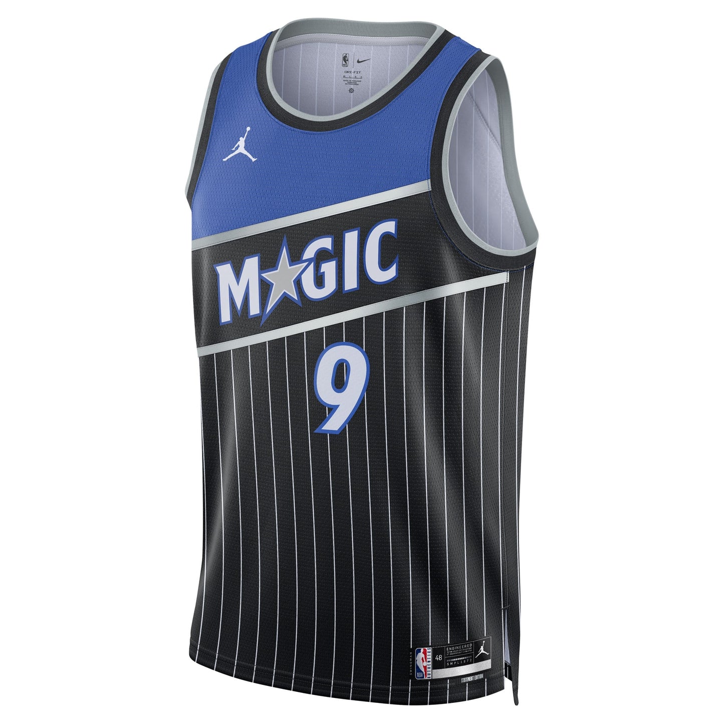 Orlando Magic Jordan Brand Statement Edition Jersey - Black - Nikola Vučević - Unisex