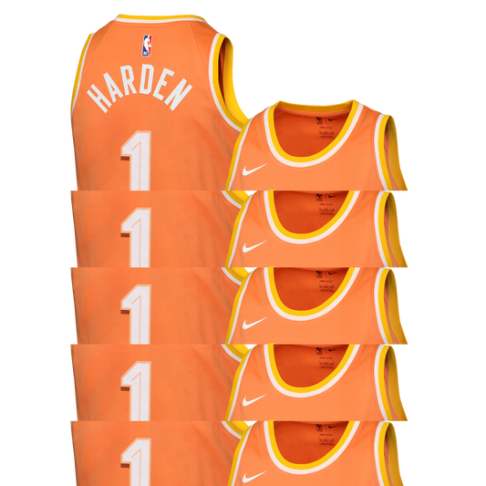 Nike Cleveland Cavaliers 2025/26 City Edition Swingman Jersey - Orange - James Harden - Youth