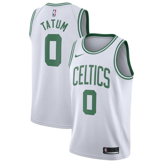 Boston Celtics Nike Association Edition Swingman Jersey - White - Jayson Tatum - Youth