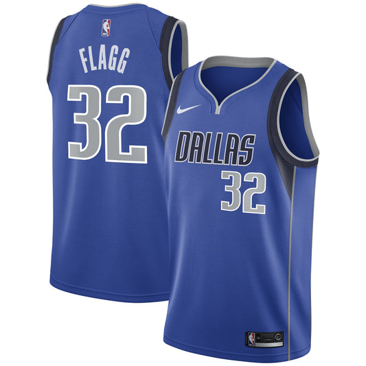 Dallas Mavericks Nike Icon Edition Swingman Jersey NBA 2025 First Round Draft Pick - Blue - Cooper Flagg - Youth