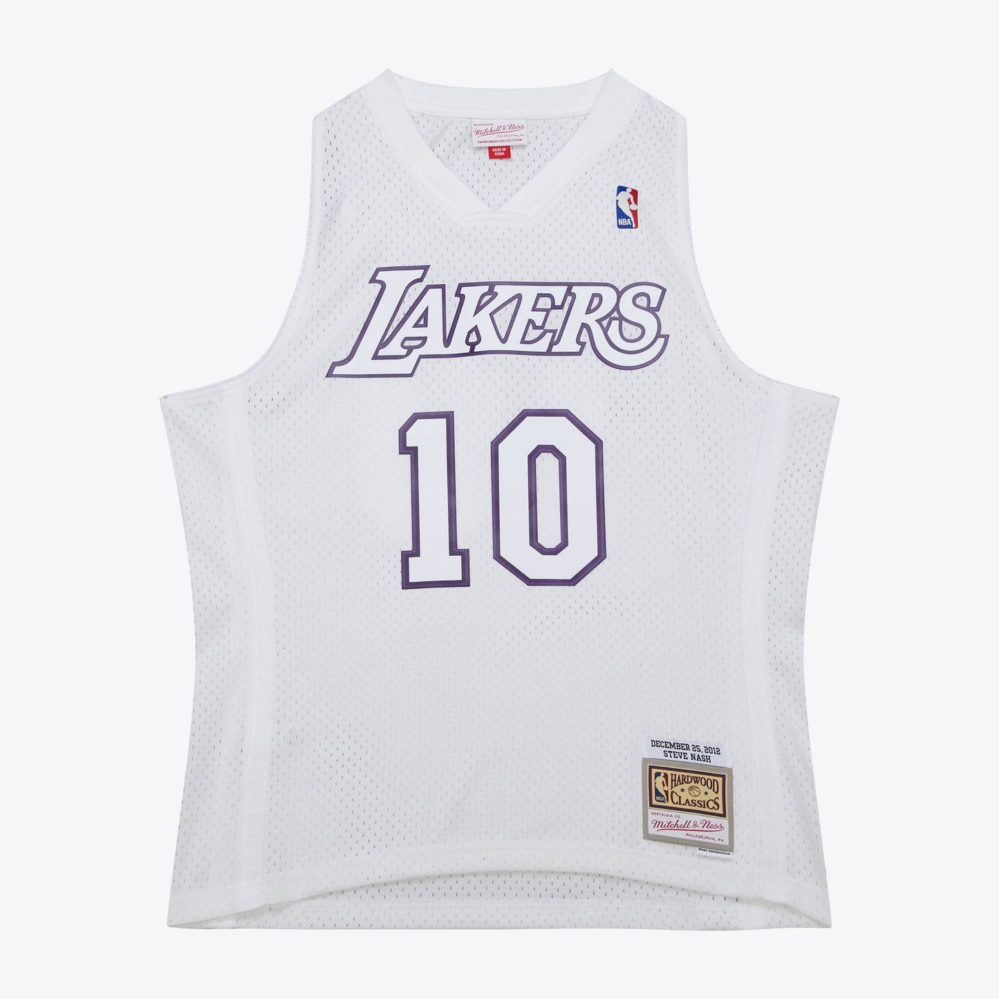 Los Angeles Lakers Mitchell & Ness Steve Nash 2012 Day Authentic Jersey - White