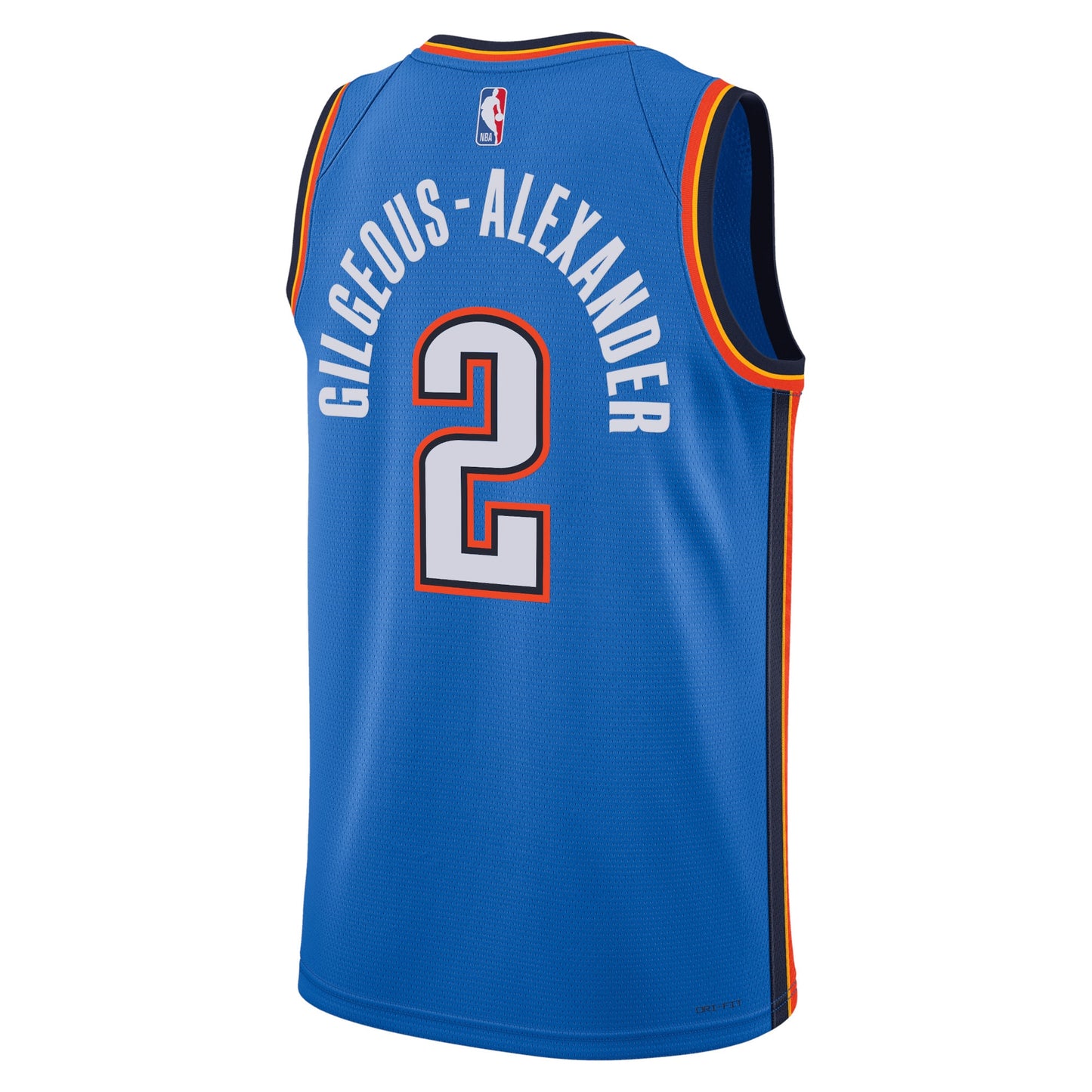 Oklahoma City Thunder Nike Icon Edition Swingman Jersey - Blue - Shai Gilgeous-Alexander - Unisex