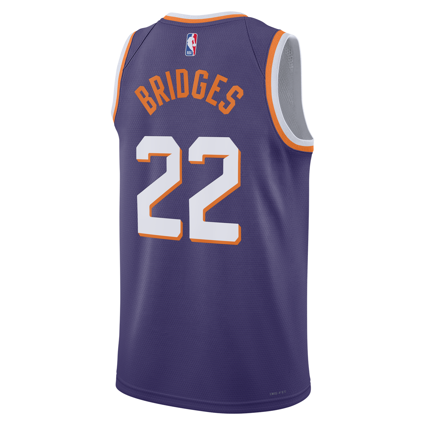 Phoenix Suns Nike Icon Edition Swingman Jersey - Purple - Miles Bridges - Unisex