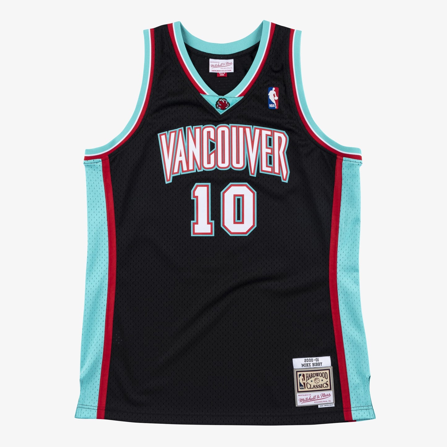 Vancouver Grizzlies Mitchell & Ness Mike Bibby 2000 Swingman Authentic Jersey - Black