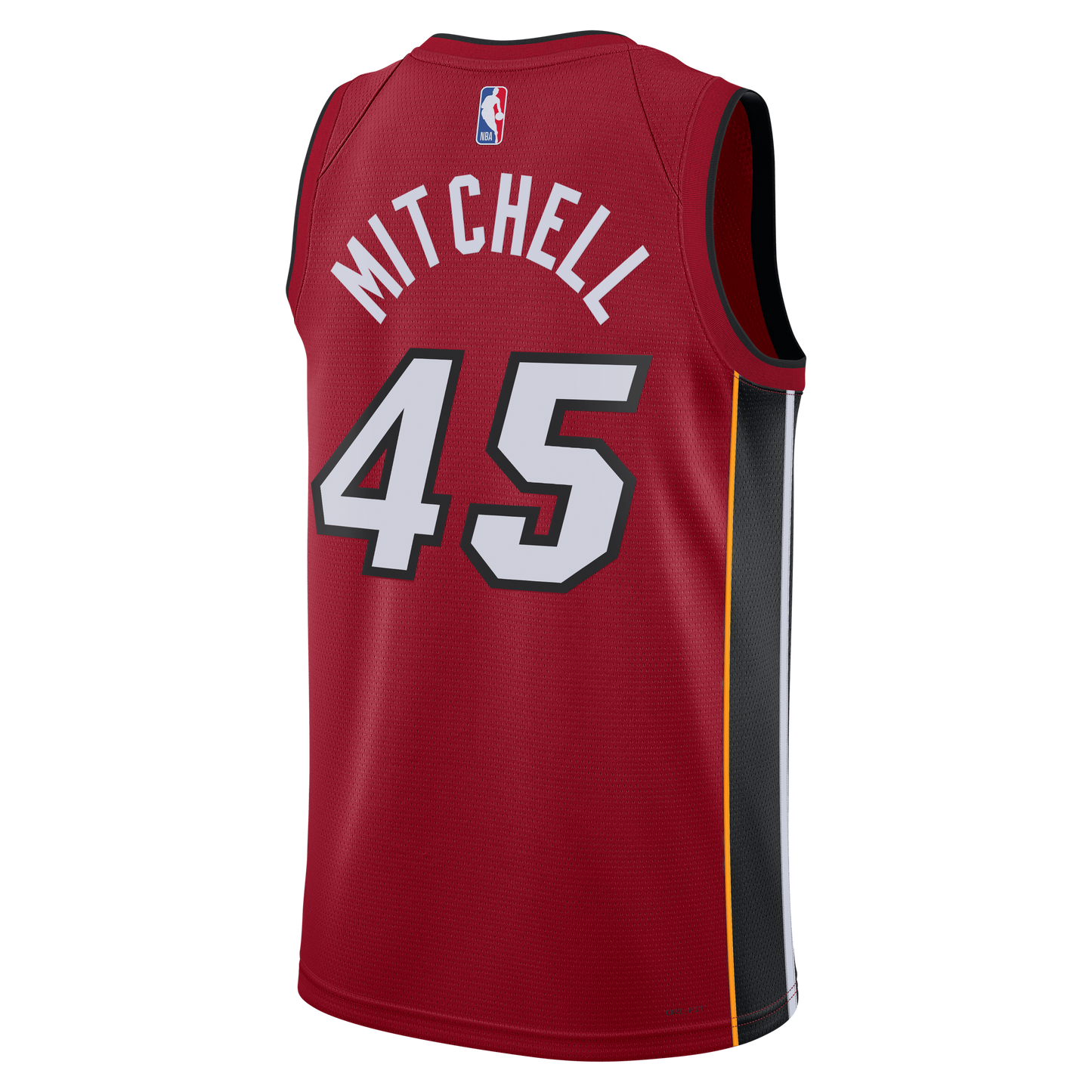Miami Heat Jordan Brand Statement Edition Swingman Jersey - Red - Davion Mitchell - Unisex