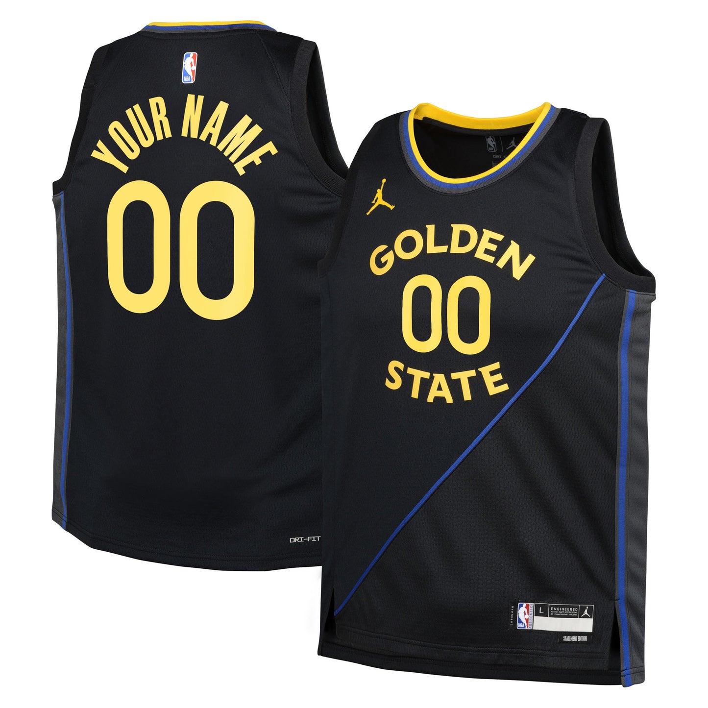 Golden State Warriors Nike Jordan Statement Jersey - Youth