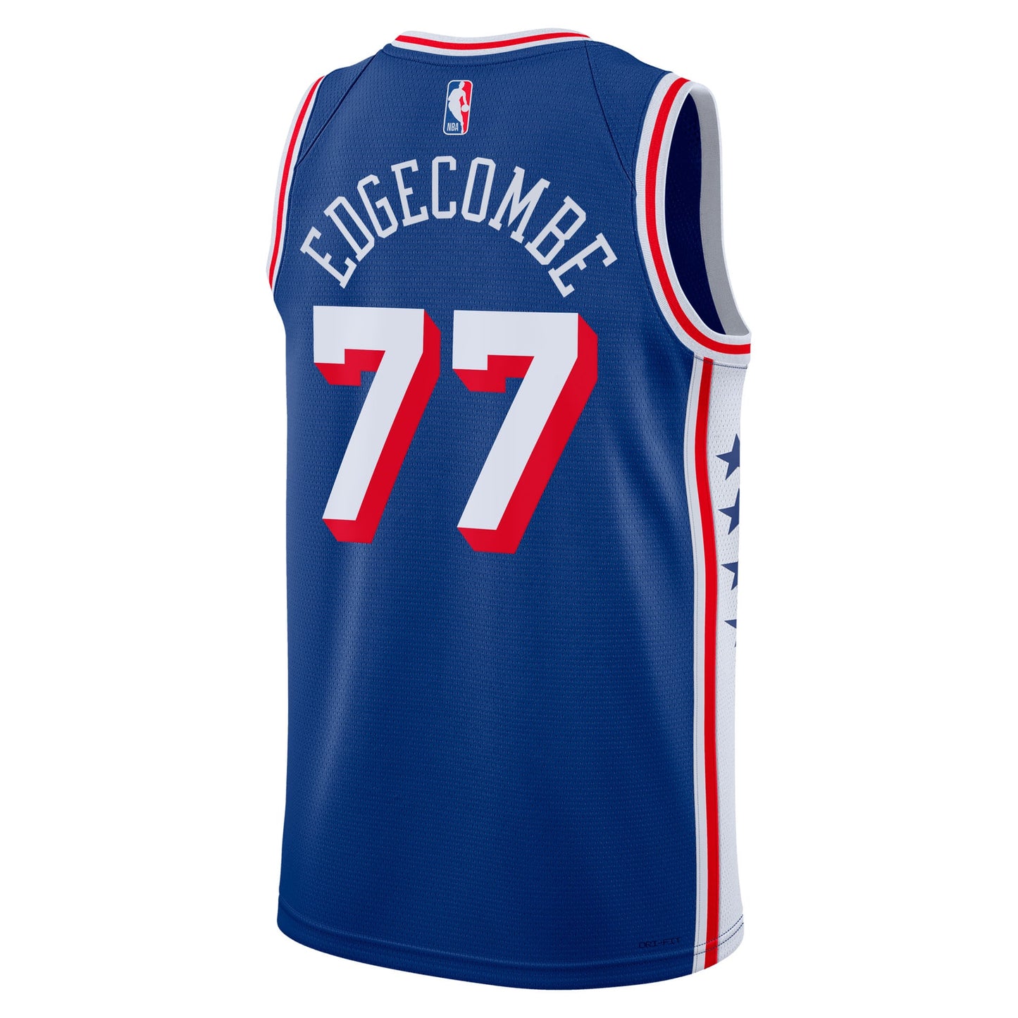 Philadelphia 76ers Nike Icon Edition Swingman Jersey - Royal - VJ Edgecombe - Youth