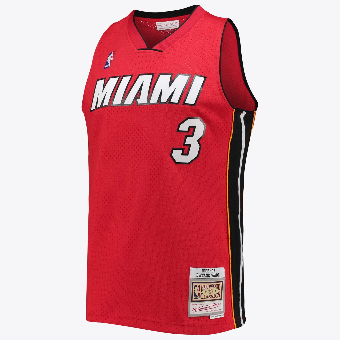 Miami Heat NBA Dwyane Wade Alternate 2005 Hardwood Classics Swingman Jersey By Mitchell & Ness