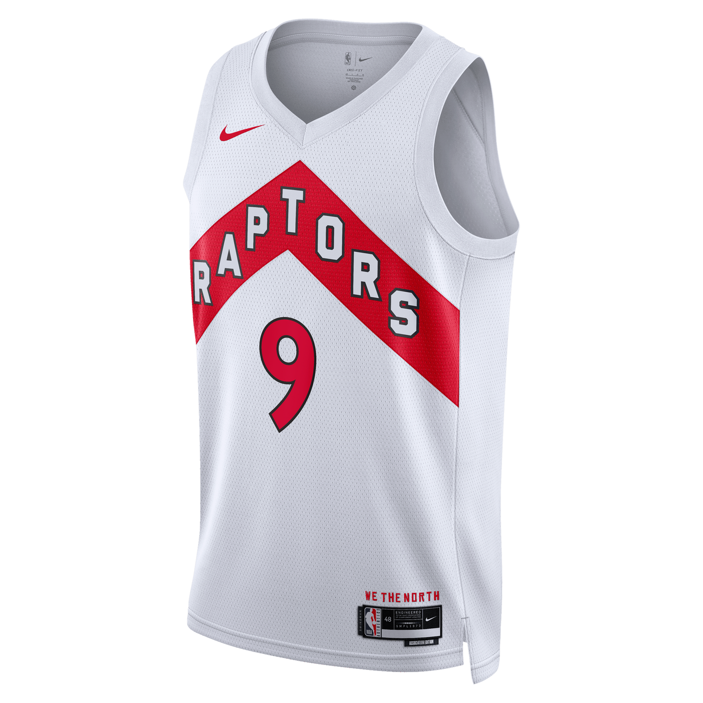 Toronto Raptors Nike Association Edition Swingman Jersey - White - RJ Barrett - Unisex