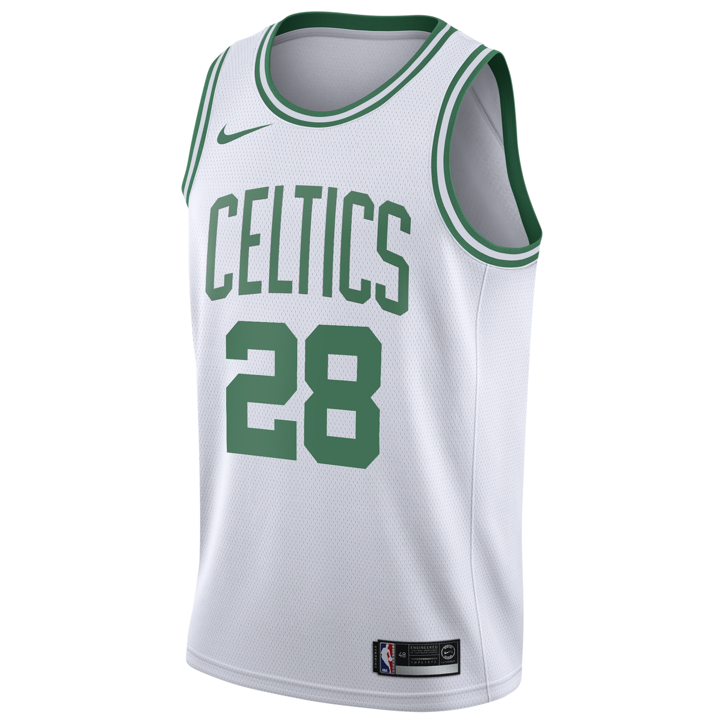 Boston Celtics Nike Association Edition Swingman Jersey - White - Hugo González - Youth