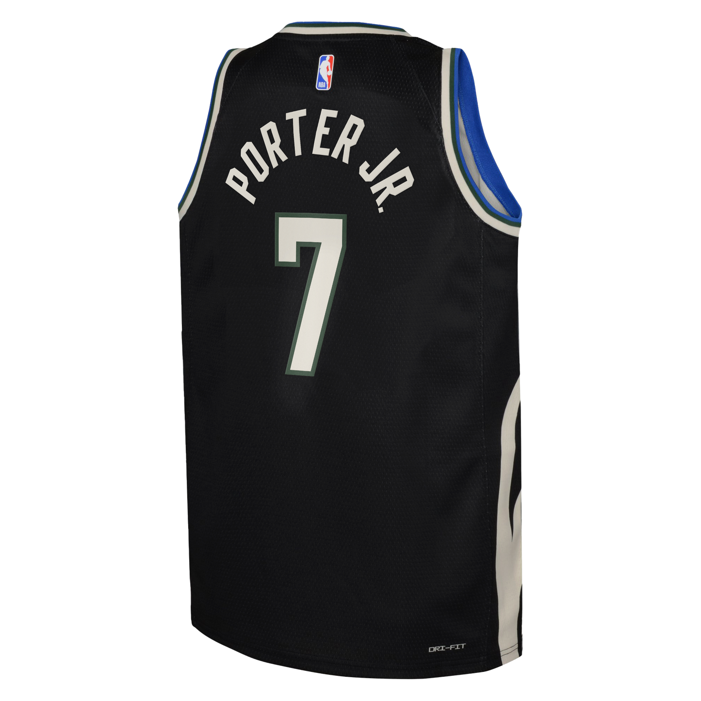 Milwaukee Bucks Jordan Brand Statement Edition Swingman Jersey - Hunter Green - Kevin Porter Jr. - Youth