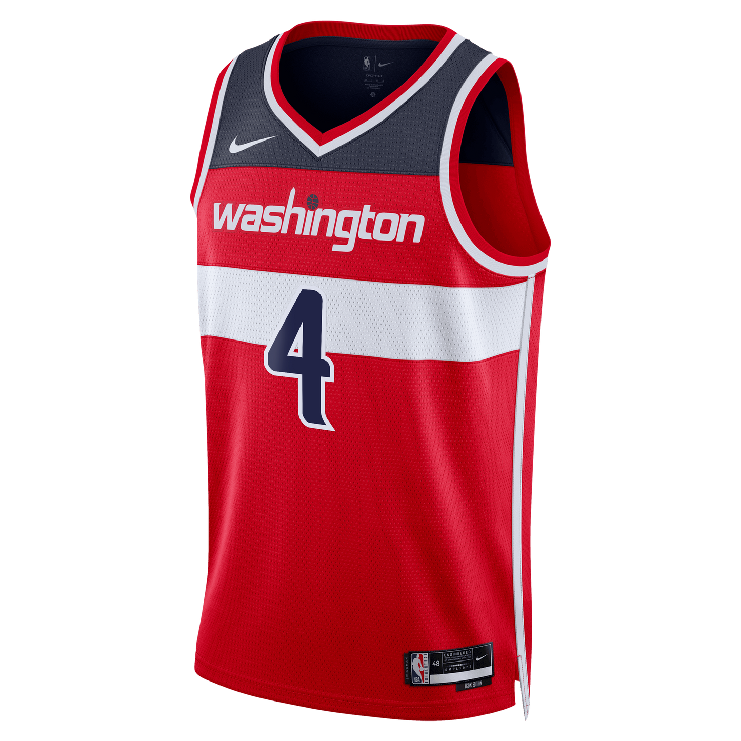 Washington Wizards Nike Icon Swingman Jersey - Red - AJ Dybantsa - Unisex