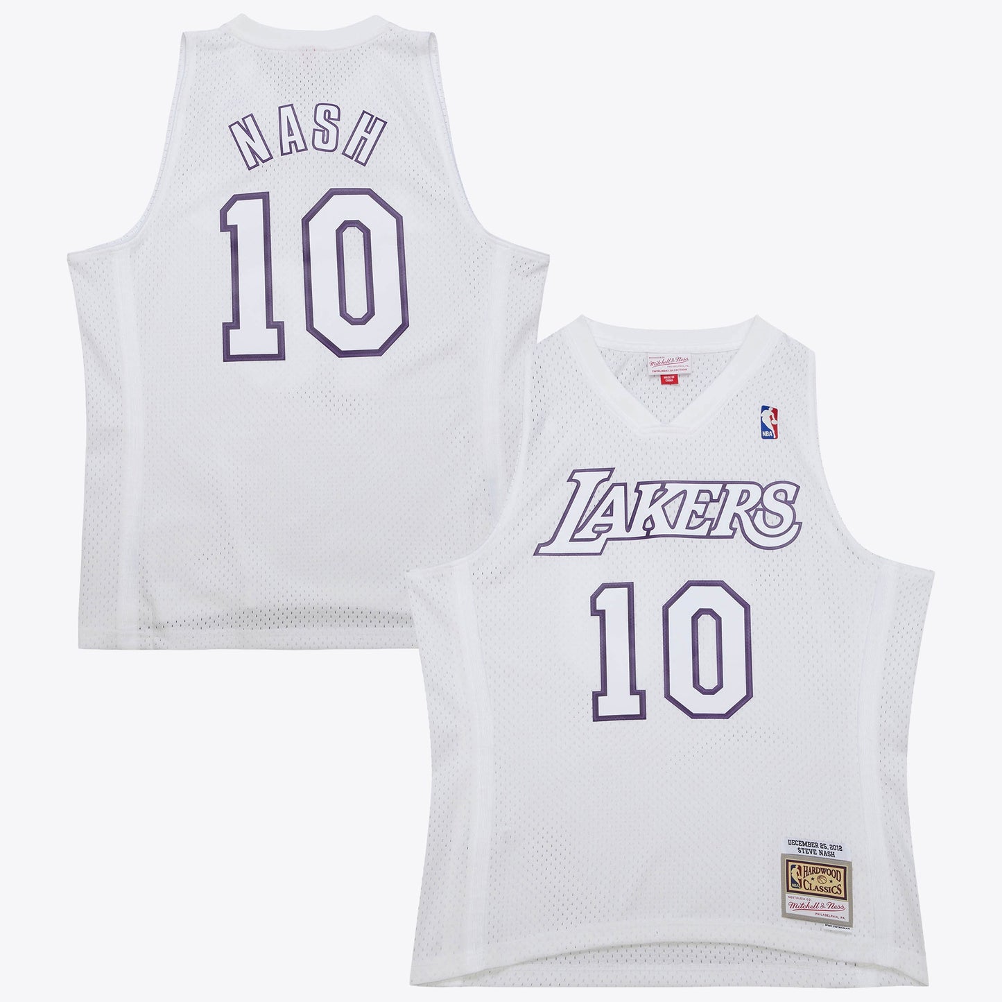 Los Angeles Lakers Mitchell & Ness Steve Nash 2012 Day Authentic Jersey - White