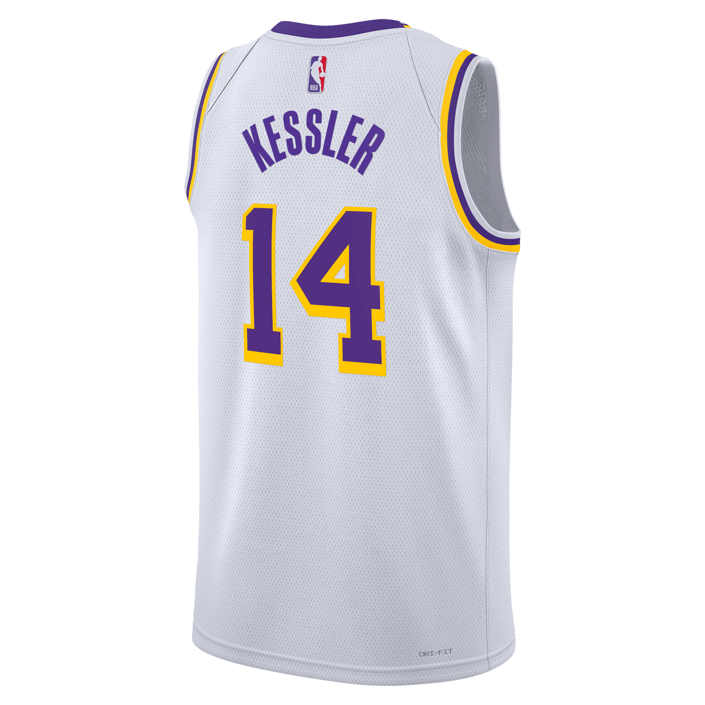 Los Angeles Lakers Nike Association Edition Edition Swingman Jersey - White - Walker Kessler - Unisex