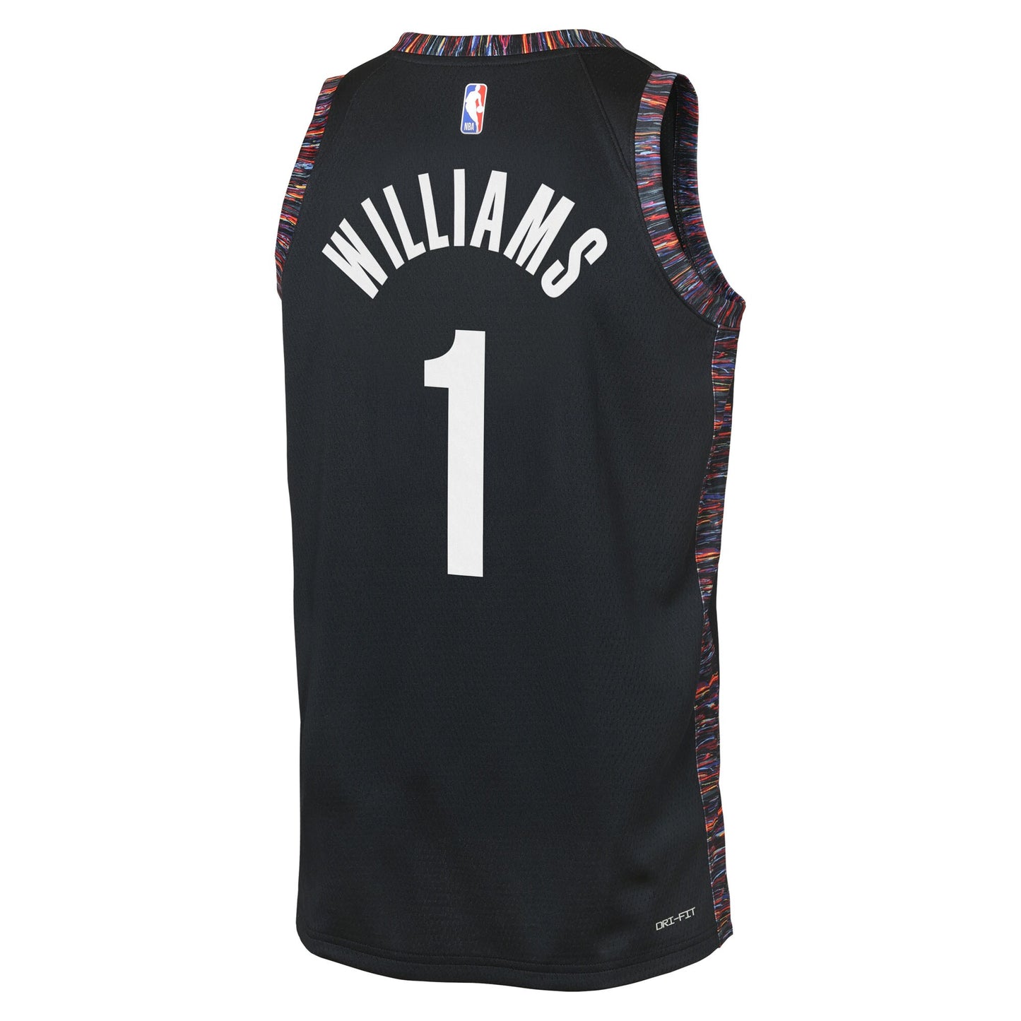Brooklyn Nets Nike 2025/26 City Edition Swingman Jersey - Black - Ziaire Williams - Youth