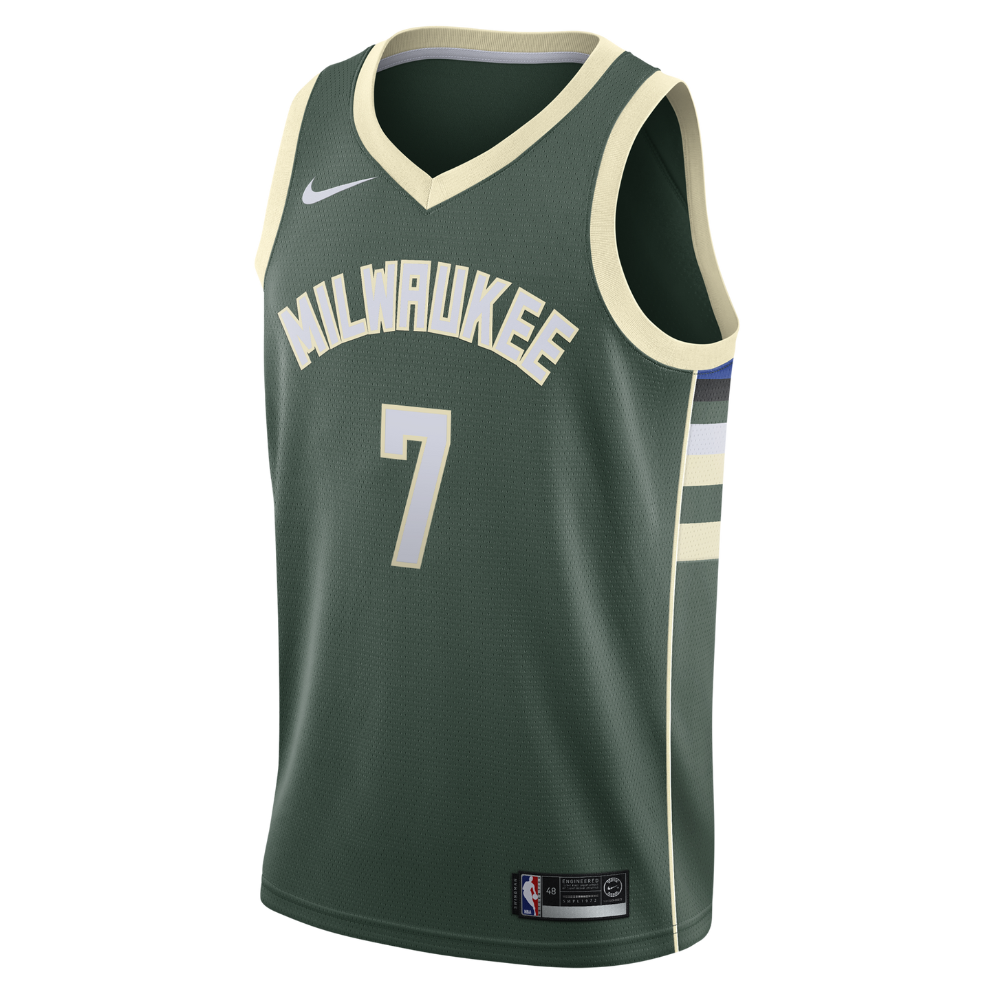 Milwaukee Bucks Nike Icon Edition Swingman Jersey - Hunter Green - Kevin Porter Jr. - Youth