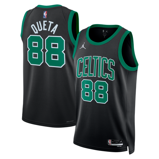Boston Celtics Jordan Brand Statement Edition Swingman Jersey - Black - Neemias Queta - Unisex