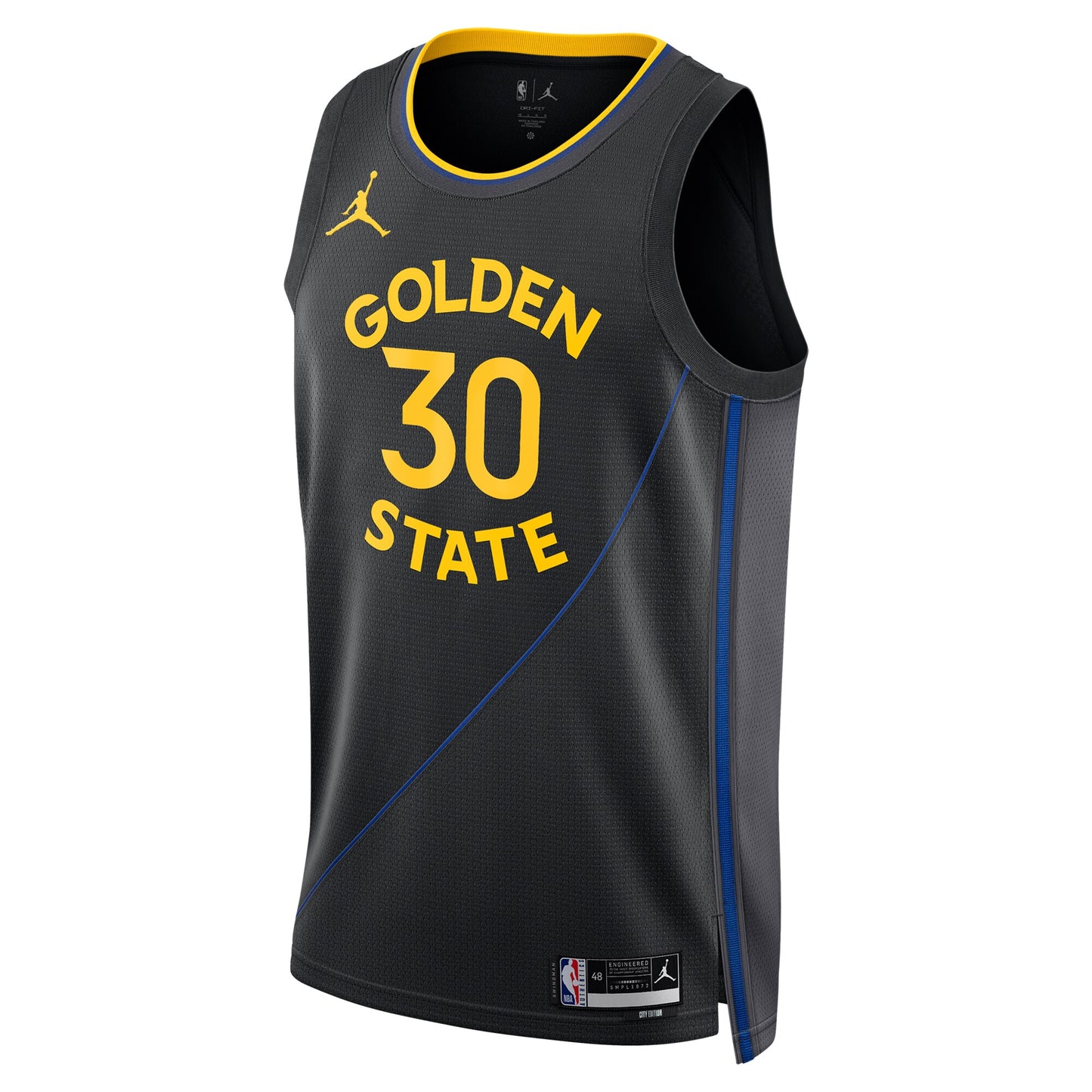Golden State Warriors Jordan Brand 2024/25 Statement Edition Swingman Jersey - Black - Stephen Curry - Unisex