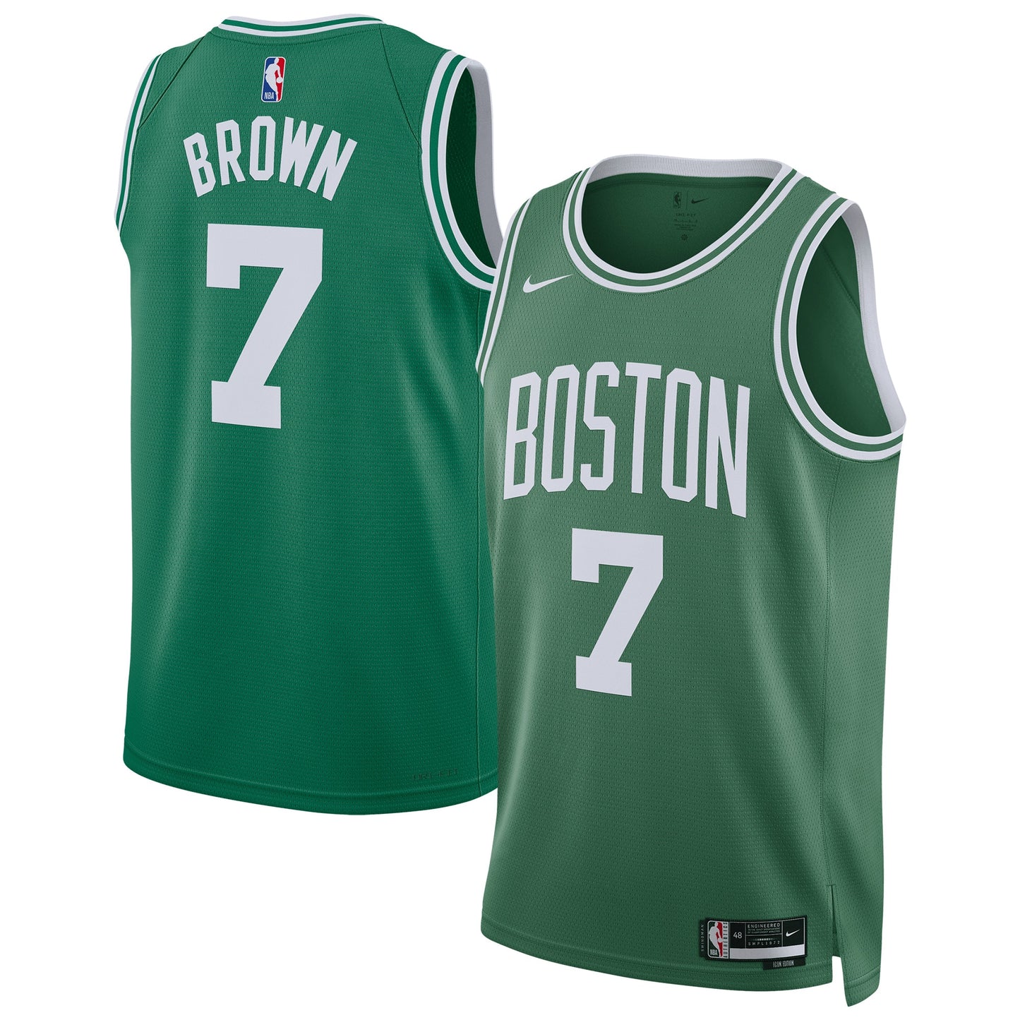 Boston Celtics Nike Replica Icon Swingman Jersey - Unisex - Jaylen Brown
