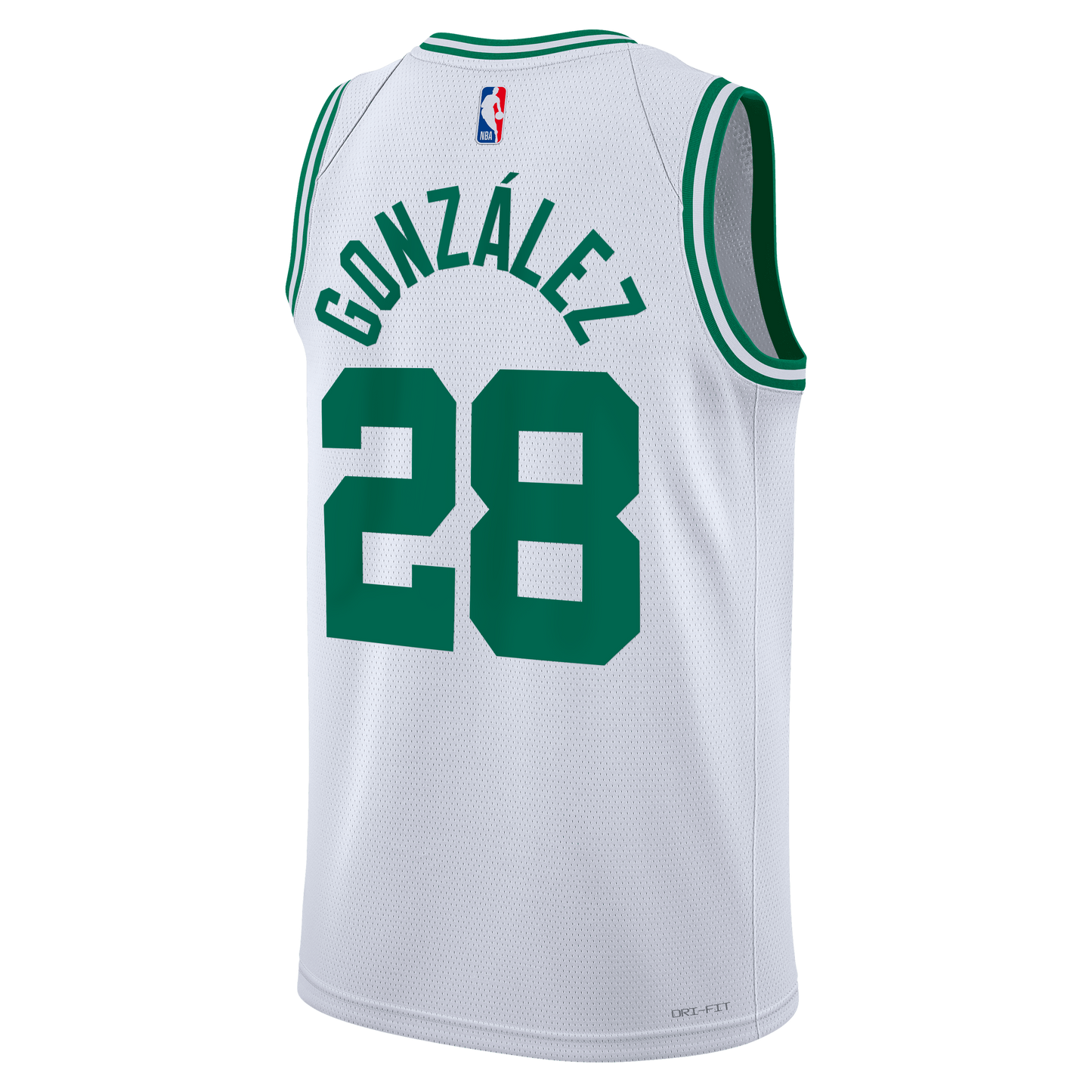 Boston Celtics Nike Association Edition Swingman Jersey - White - Hugo González - Unisex
