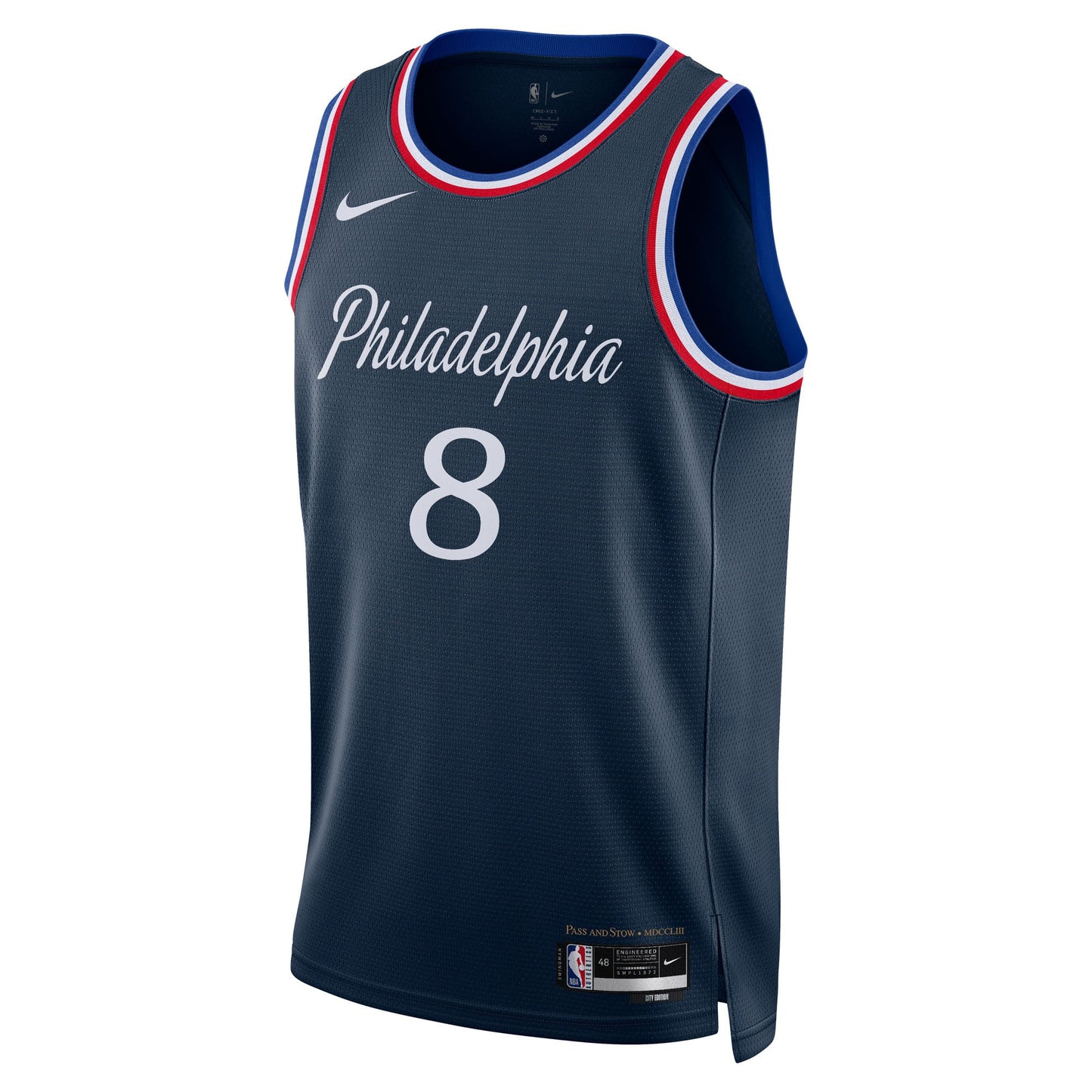 Philadelphia 76ers Nike 2025/26 City Edition Swingman Jersey - Navy - Paul George - Unisex
