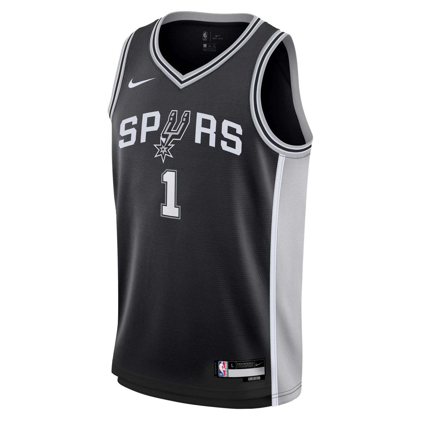 San Antonio Spurs Nike Icon Swingman Jersey - Victor Wembanyama - Youth