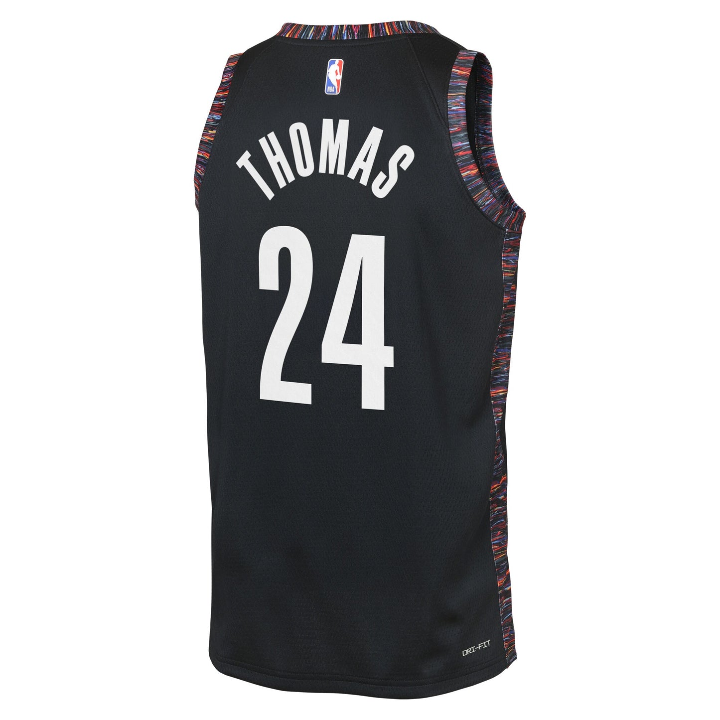 Brooklyn Nets Nike 2025/26 City Edition Swingman Jersey - Black - Cam Thomas - Youth