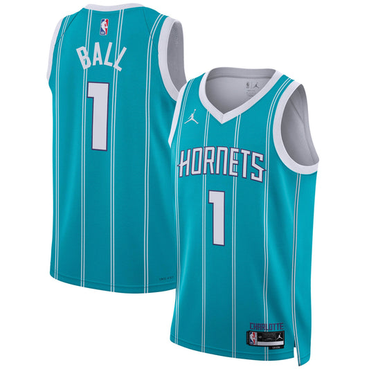 Charlotte Hornets Jordan Icon Swingman Jersey - Lamelo Ball - Mens
