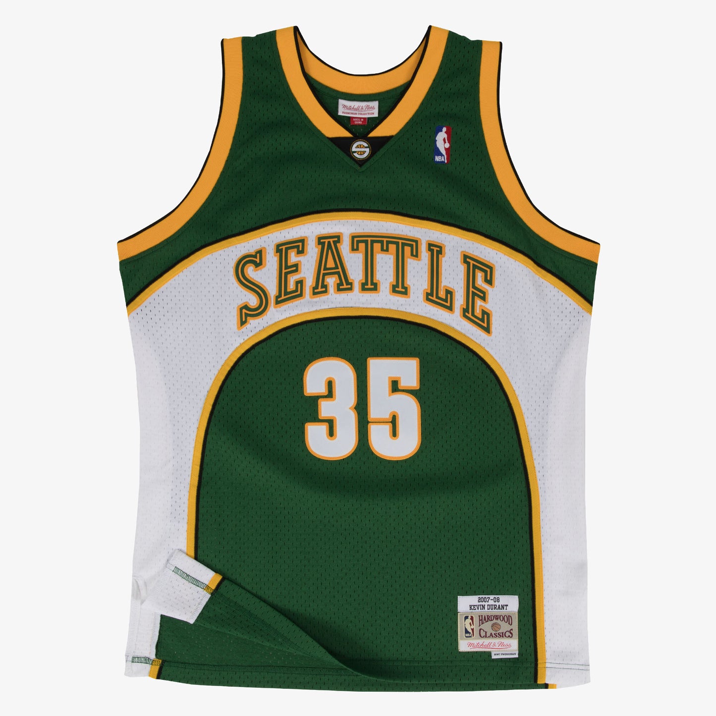 Seattle Supersonics Mitchell & Ness Swingman Jersey Road Kevin Durant 2007-08
