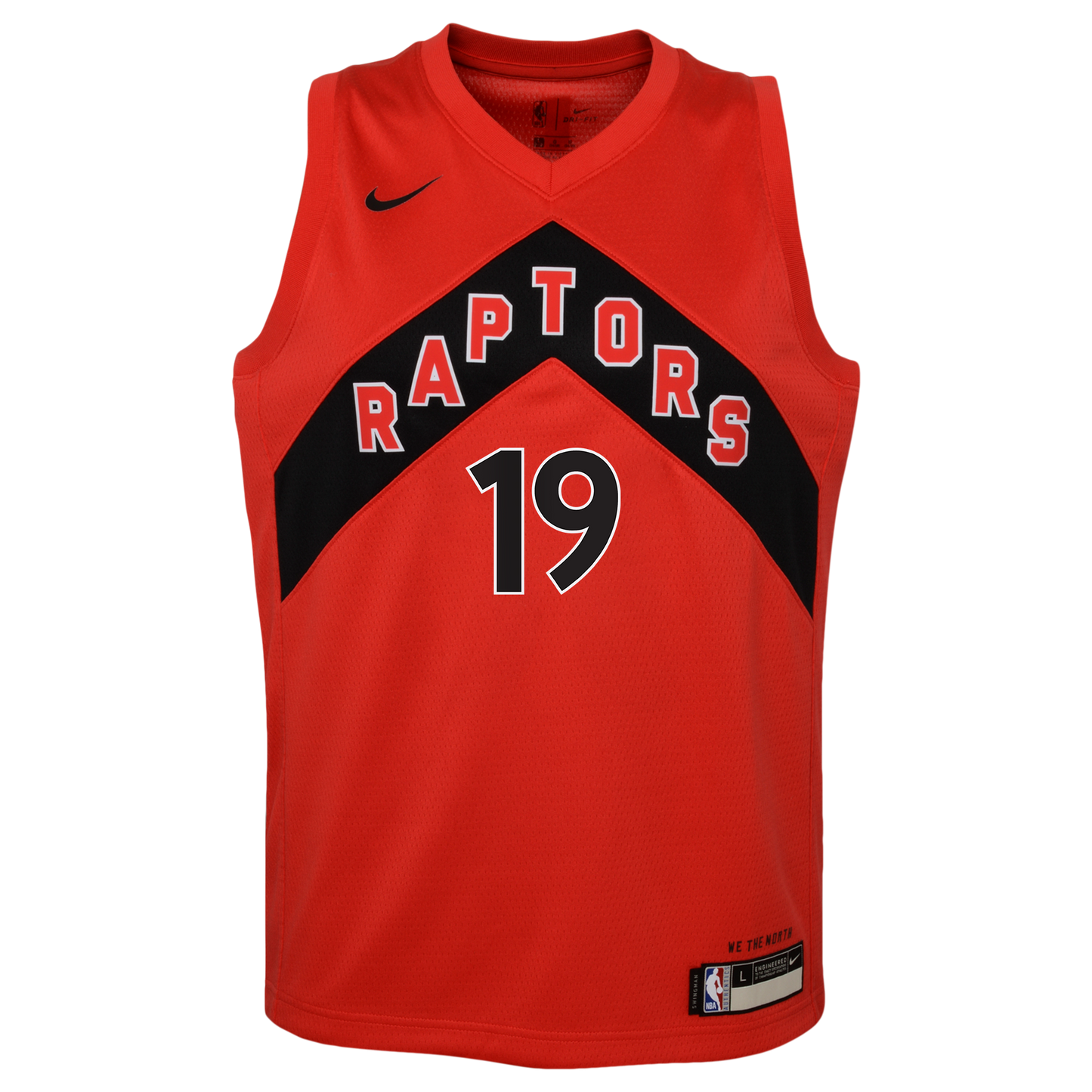 Toronto Raptors Nike Icon Edition Swingman Jersey - Red - Jakob Poeltl - Youth