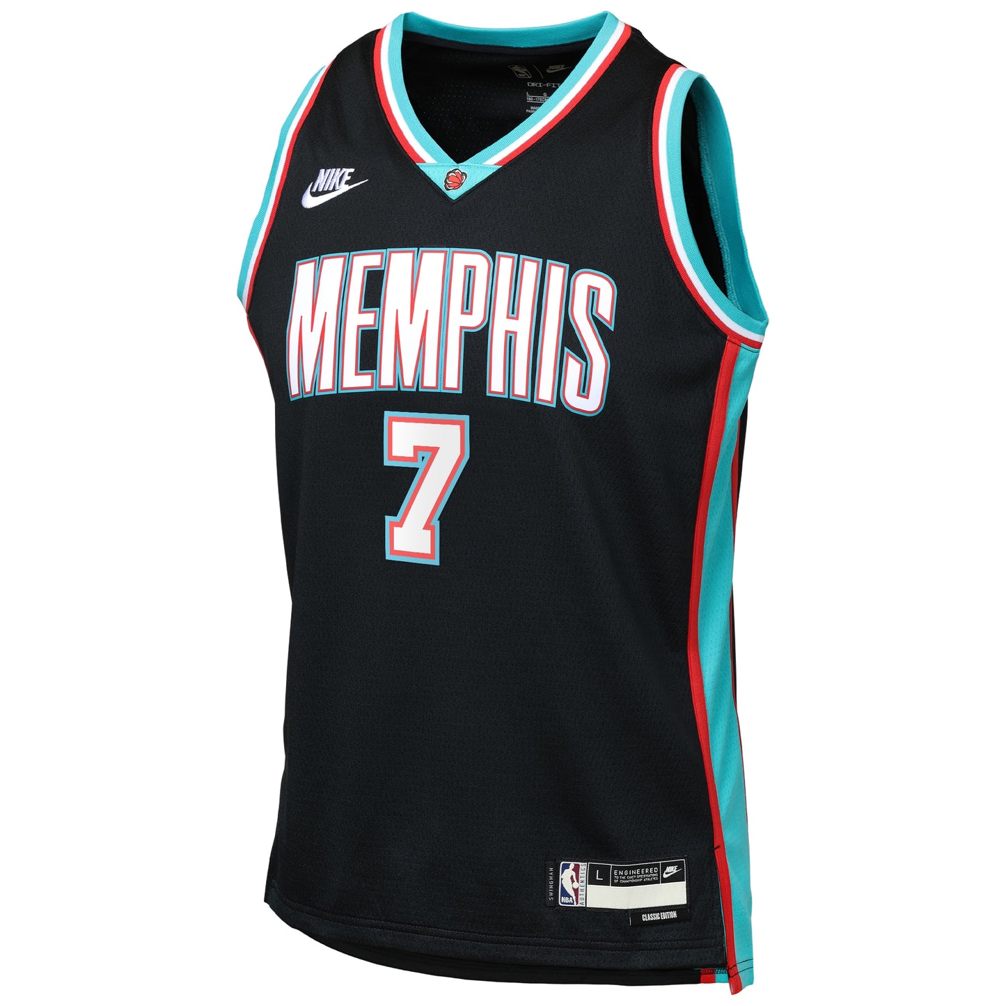 Memphis Grizzlies Nike Classic Edition Jersey - Black - Santi Aldama - Youth