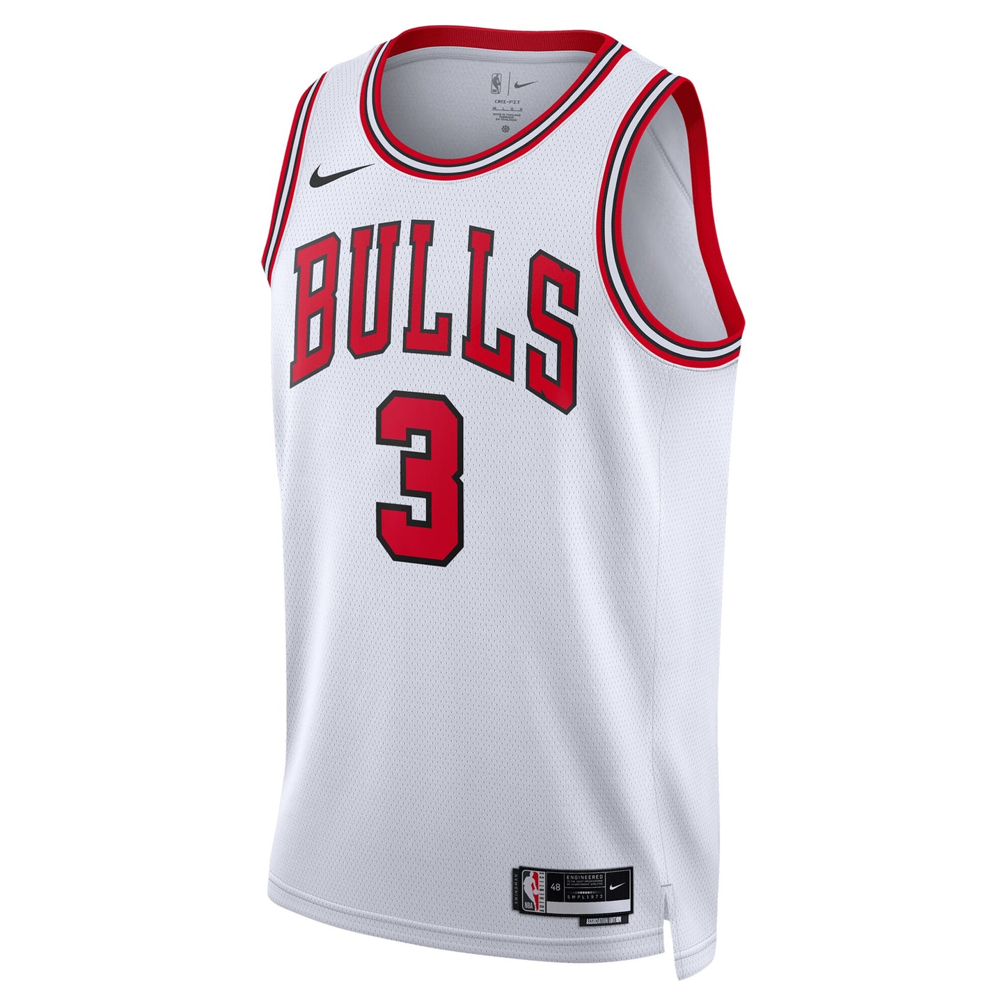 Chicago Bulls Nike Association Edition Swingman Jersey - White - Josh Giddey - Unisex