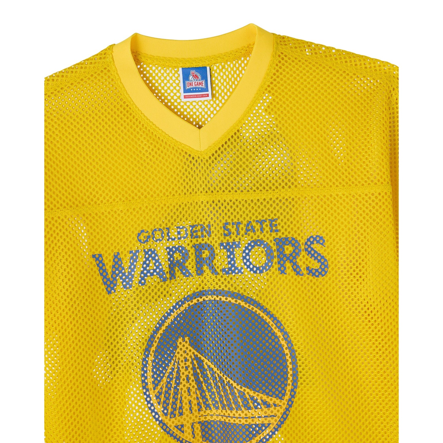 Golden State Warriors X OVO Mesh Football Jersey - Mens