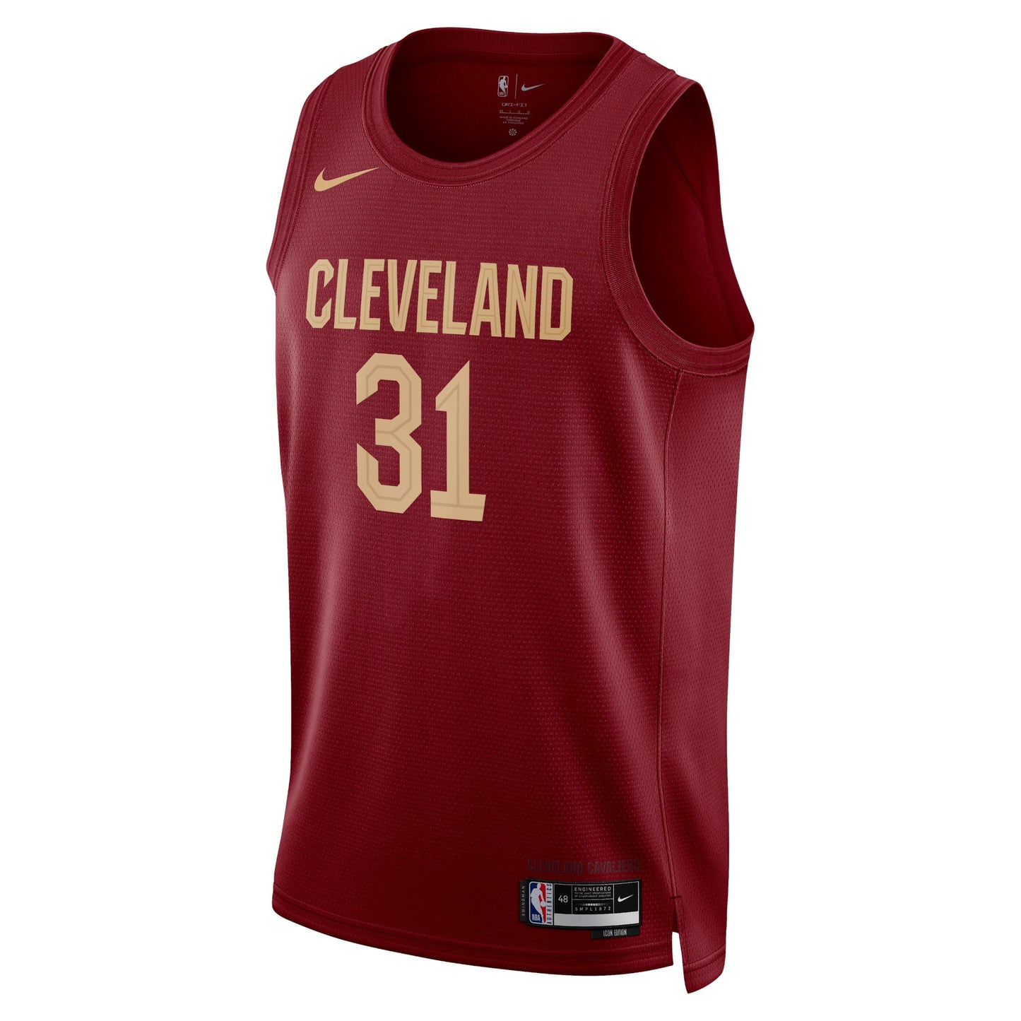 Cleveland Cavaliers Nike Icon Edition Swingman Jersey - Maroon - Jarrett Allen - Unisex