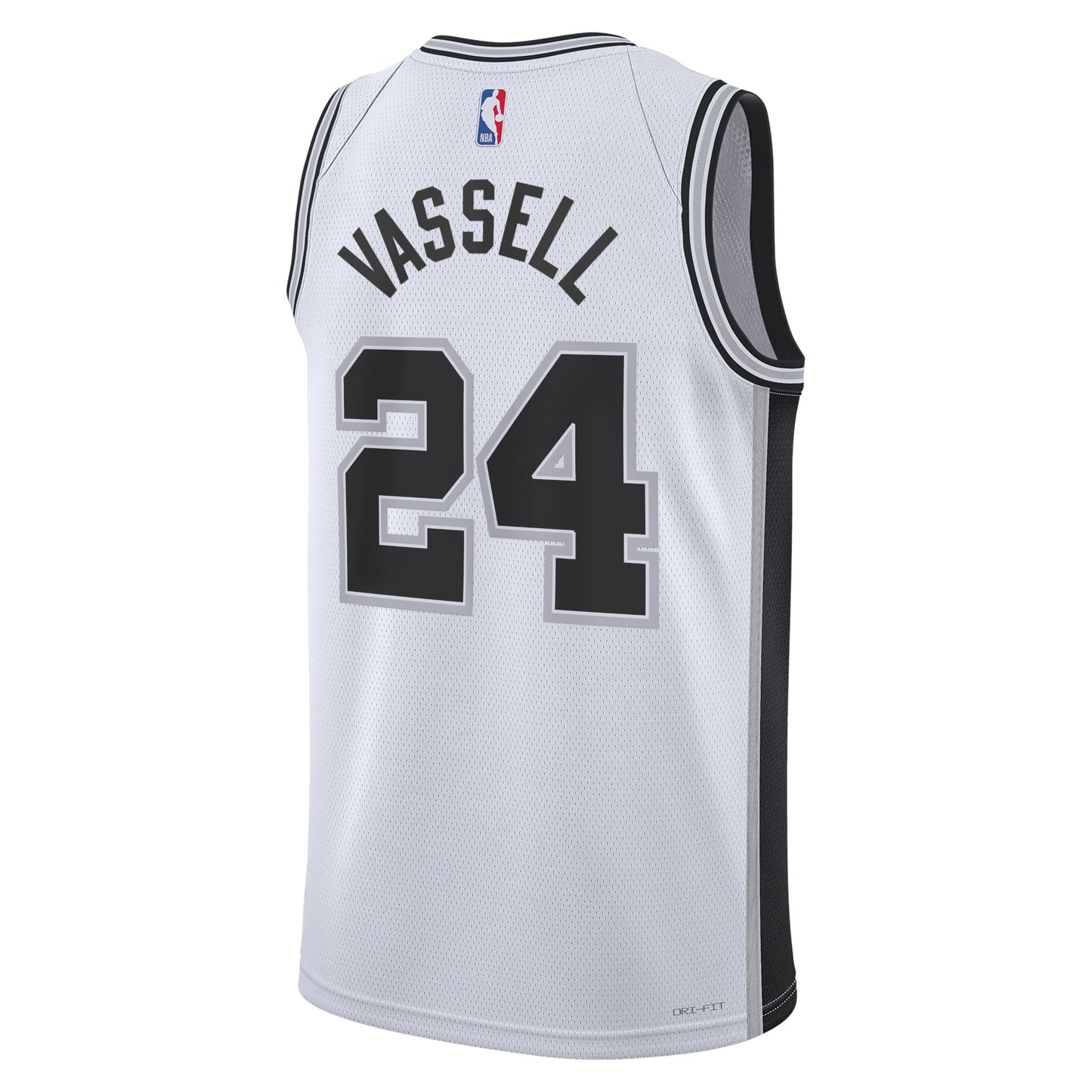 San Antonio Spurs Nike Association Edition Swingman Jersey - White - Devin Vassell - Unisex
