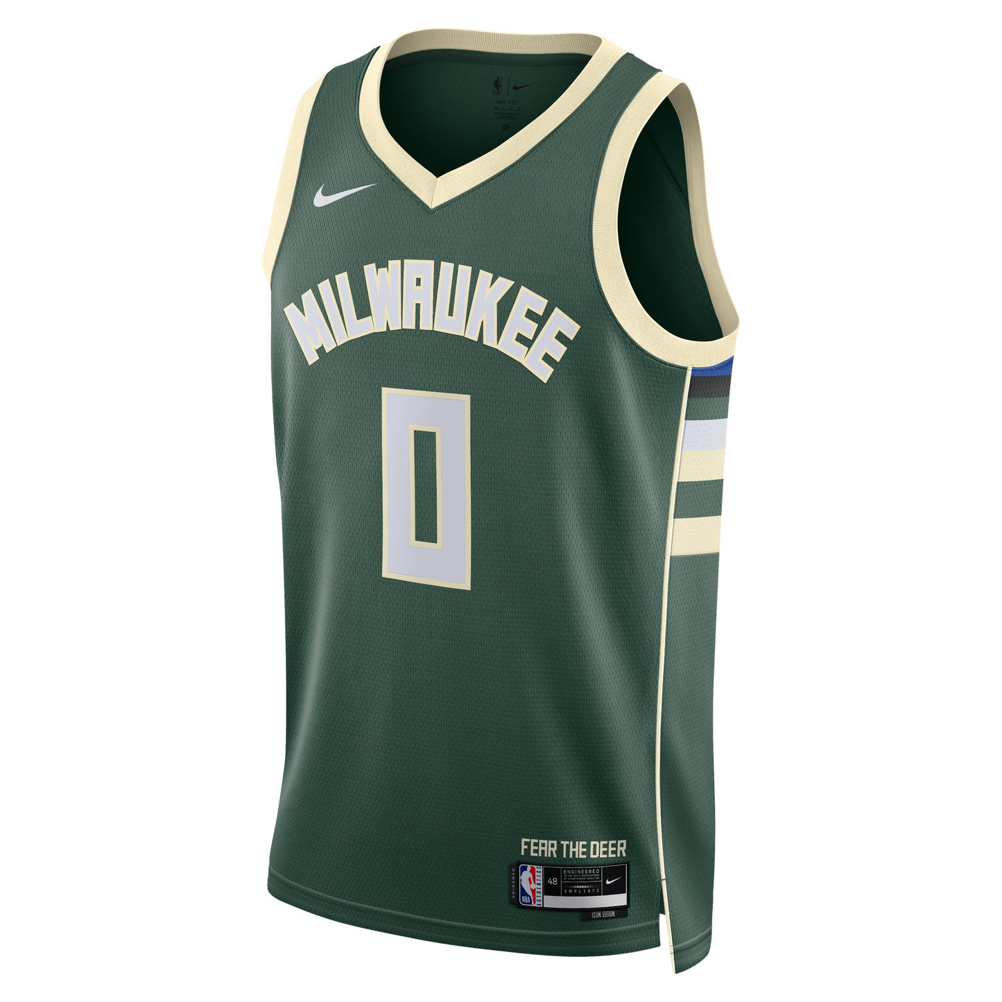 Milwaukee Bucks Nike Icon Swingman Jersey - Green - Brayden Burries - Unisex