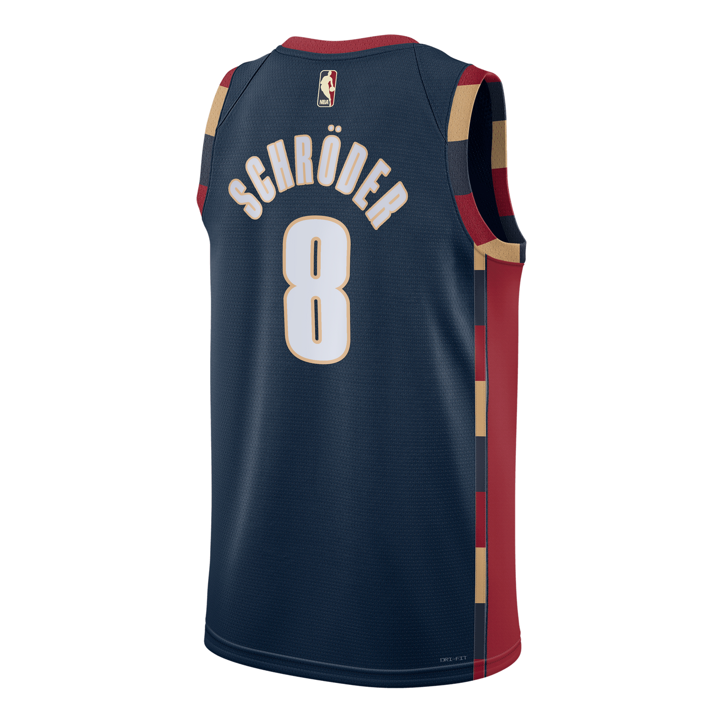 Cleveland Cavaliers Nike Classic Edition Swingman Jersey - Navy - Dennis Schröder - Unisex