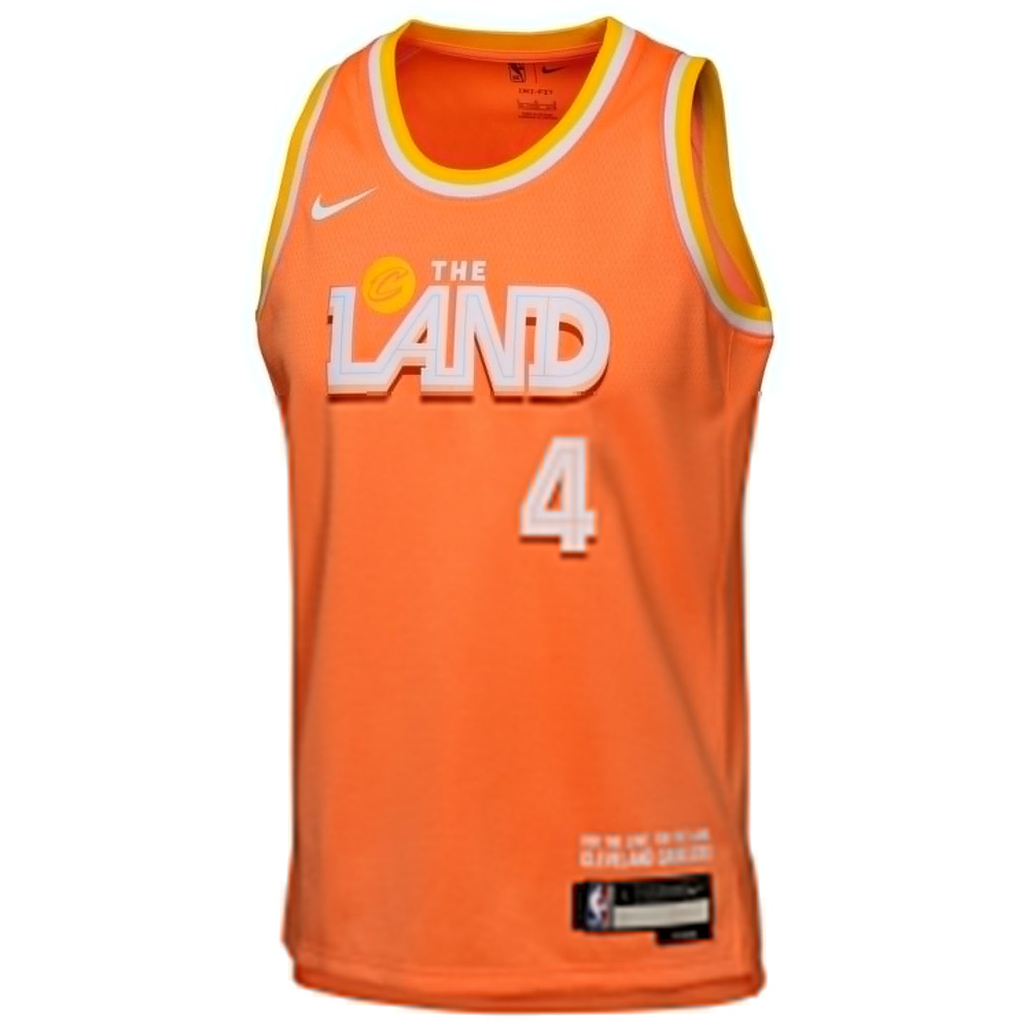 Cleveland Cavaliers Nike 2025/26 City Edition Swingman Jersey - Orange - Evan Mobley - Youth