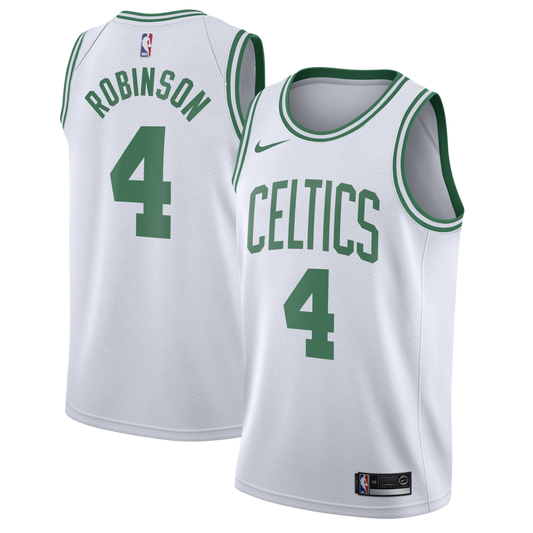 Boston Celtics Association Edition Swingman Jersey - White - Mitchell Robinson - Youth