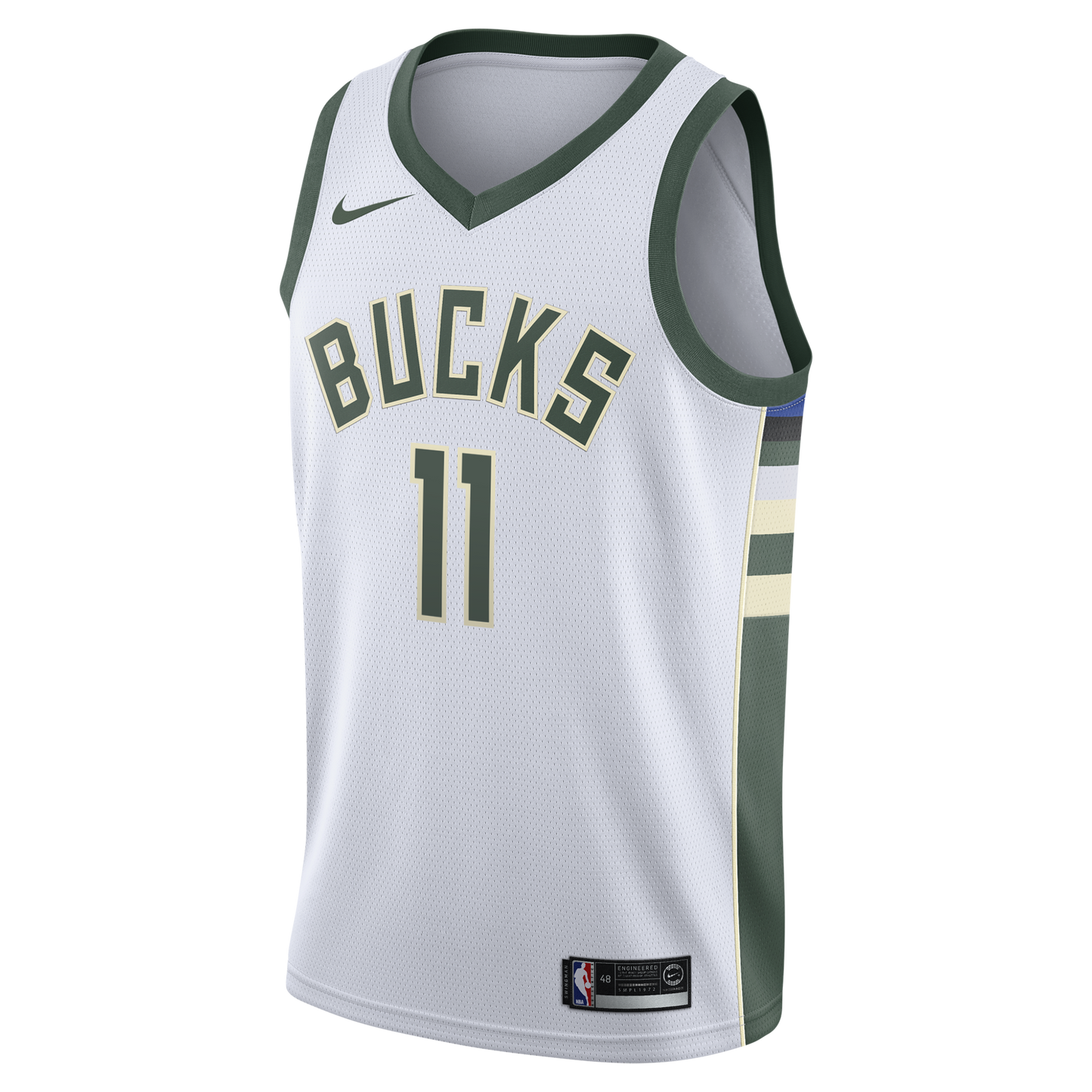 Milwaukee Bucks Nike Association Edition Swingman Jersey - White - Tyler Herro - Youth
