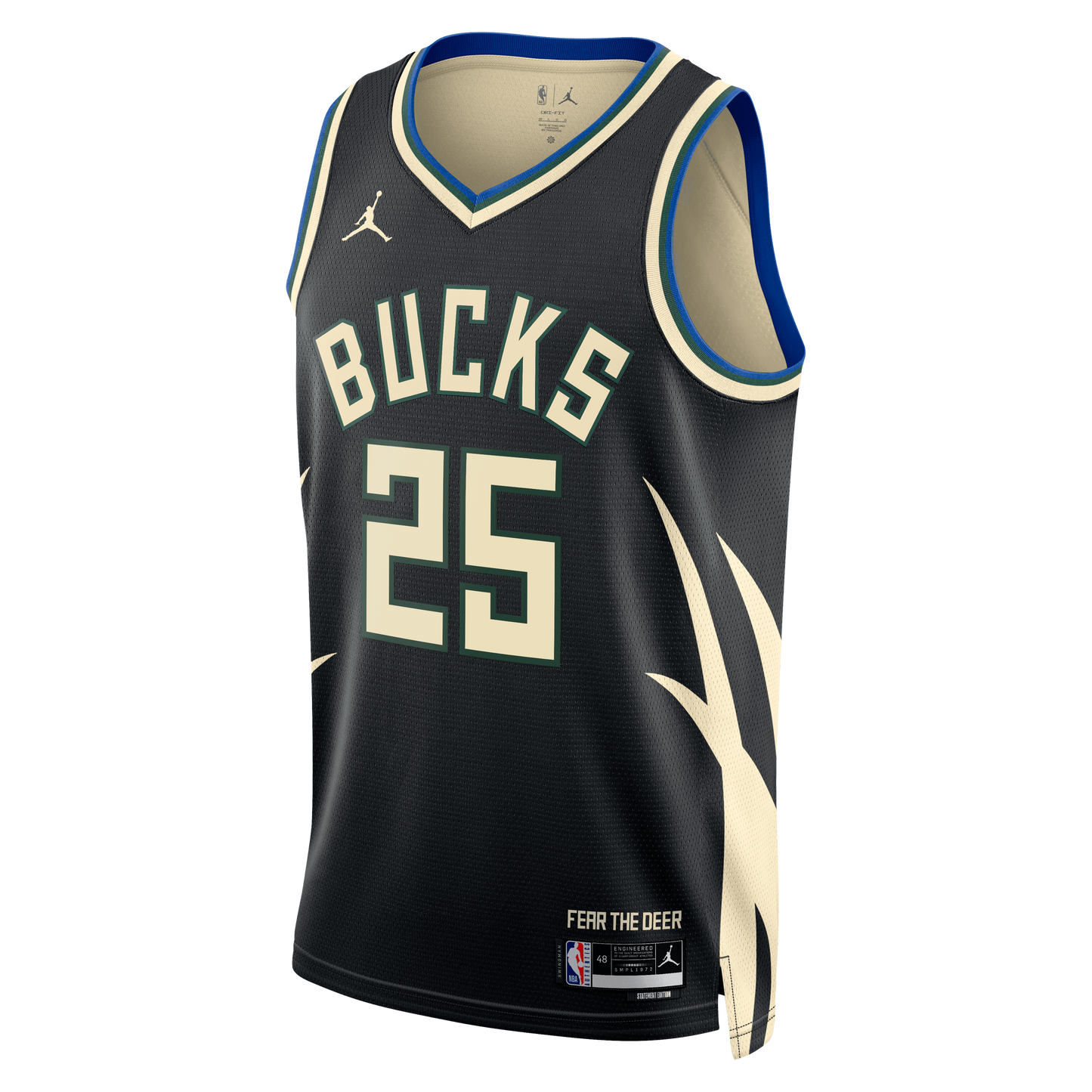 Milwaukee Bucks Jordan Brand Statement Edition Swingman Jersey - Hunter Green - Kasparas Jakučionis - Unisex